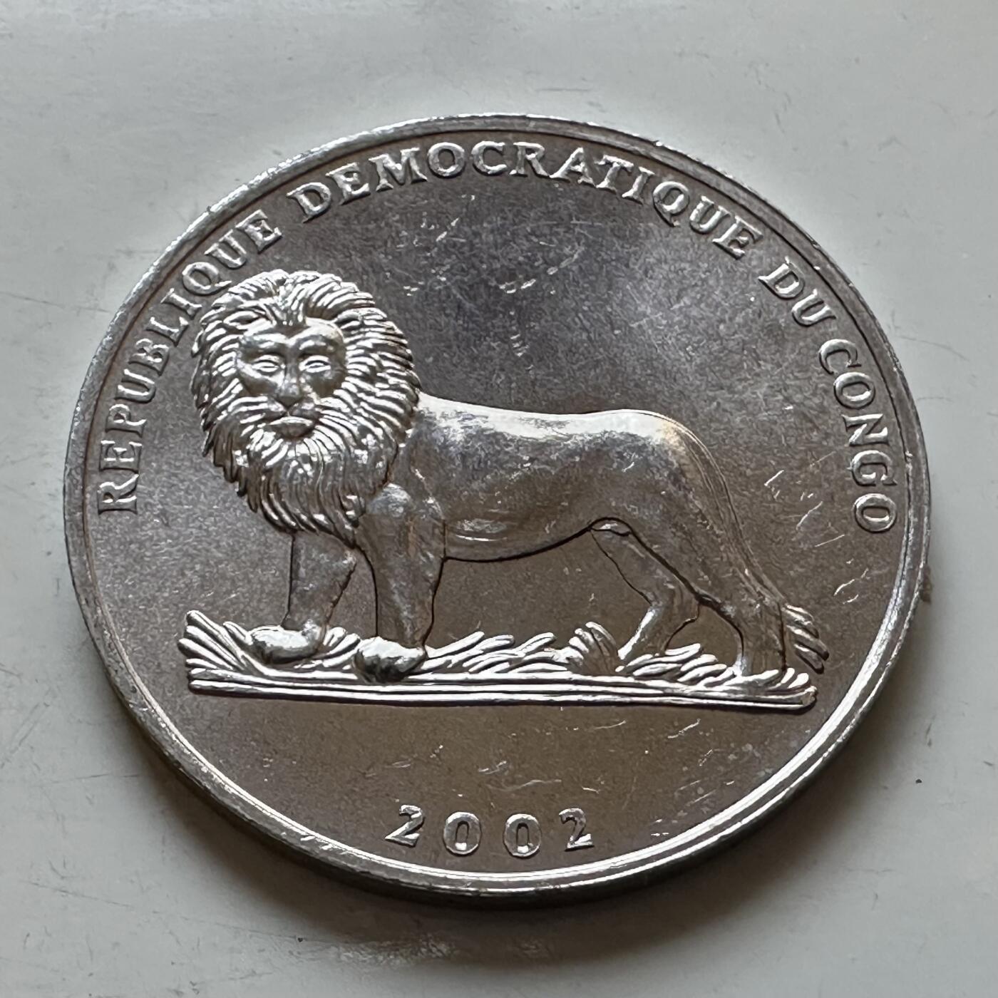 🌹外币初藏🌹🐯2025年第140场  每周二四六晚8️⃣点 接代拍 刚果2002年五十分