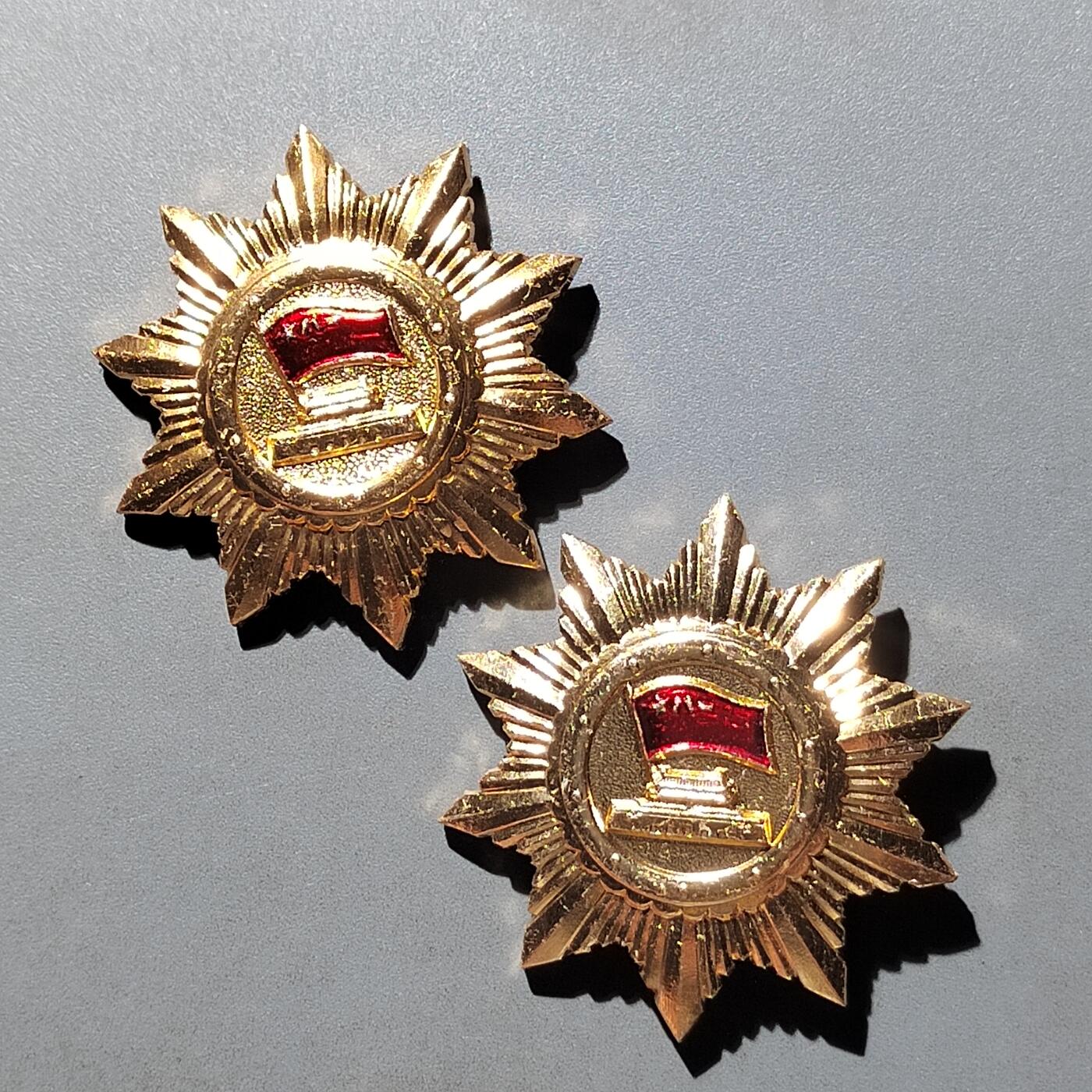 PCAI钱币  12-651  古币铜元章小专场 先进个人一对