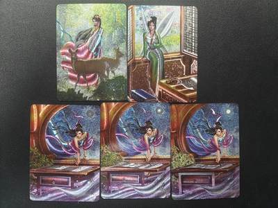 天玑星卡拍第148期《12.11周四截拍》持续收拍收评中 满赠卡需备注 - 百里卡牌 玄鸟动漫 聊斋 折光 5张