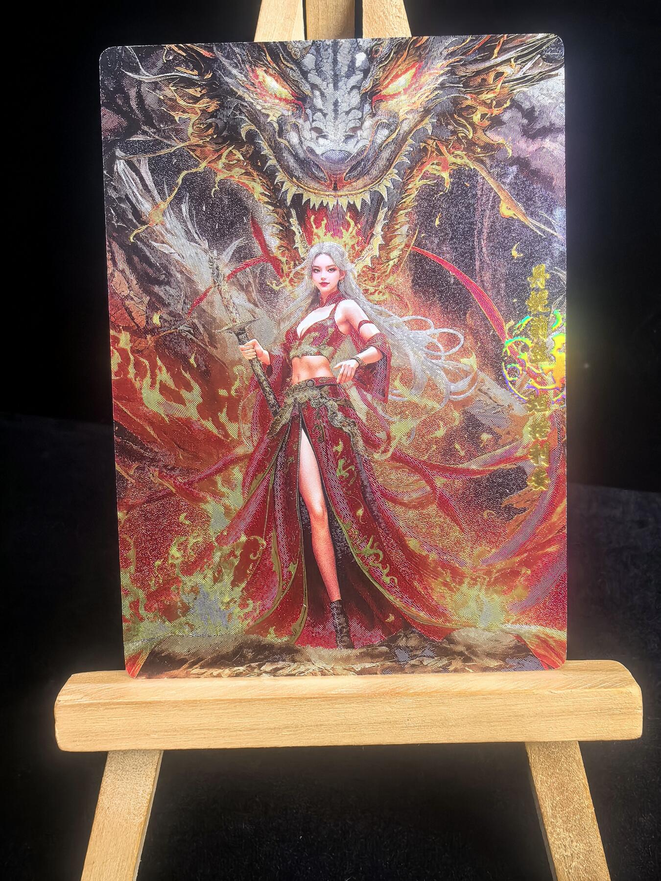 无佣金 不寄存 不收拍 链接少  主攻奇点（有大佬赞助）需要多宫大佬请私聊 部分卡牌设有底价（不想玩的那么累，即使有底价也会比市场价便宜的多，懂的自然懂） 拒绝小号抬价 大家放心拍 所有拍品部分套有卡膜 部分卡牌多宫 自制卡牌 不包厂瑕 放大镜 品控 勿拍 流拍商品会循环 感谢大家支持 留个关注 不定时上新 谢谢 奇点卡牌 龙妈粗闪1张