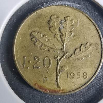 沼泽如烟--第929场 - 意大利1958年20里拉