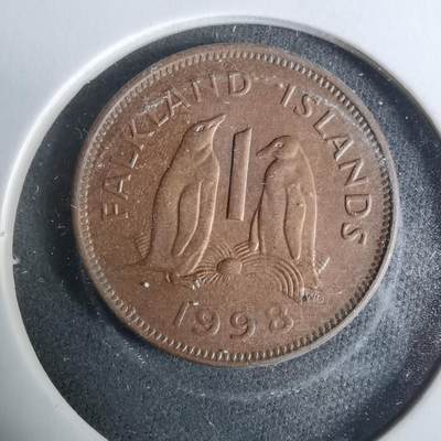 沼泽如烟--第929场 - 福克兰1998年1便士