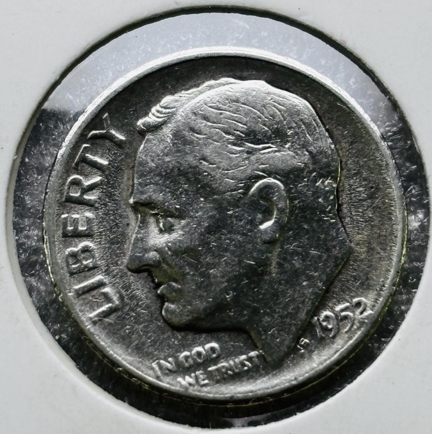 文馨钱币收藏第 284 场，【 长期接收代拍品】老藏家拍品南朝鲜李承晚时期货币，泰国大型纪念币，土耳其各时期及各国套币场 1952 年美国罗斯福 10 美分银币 S 厂，第 15 版 900 高银