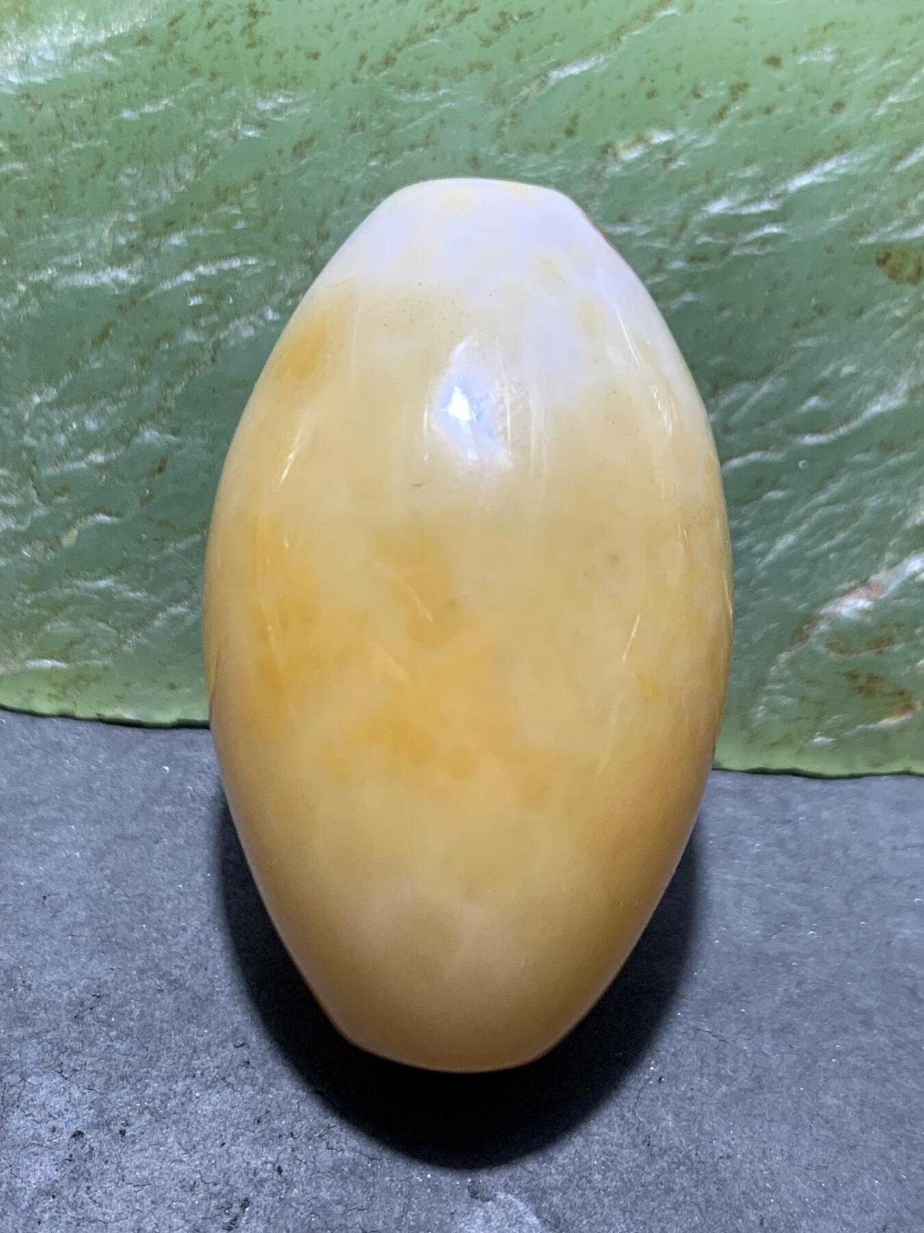 精美鱼籽纹战国红玛瑙大勒子一颗！