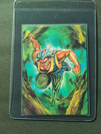 阳大大卡牌拍卖第86期（持续收拍品，周六晚上九点截拍，进群福利早知道） - 【亲签】小浣熊30周年 水浒英雄传 独角龙 邹润  亲签卡