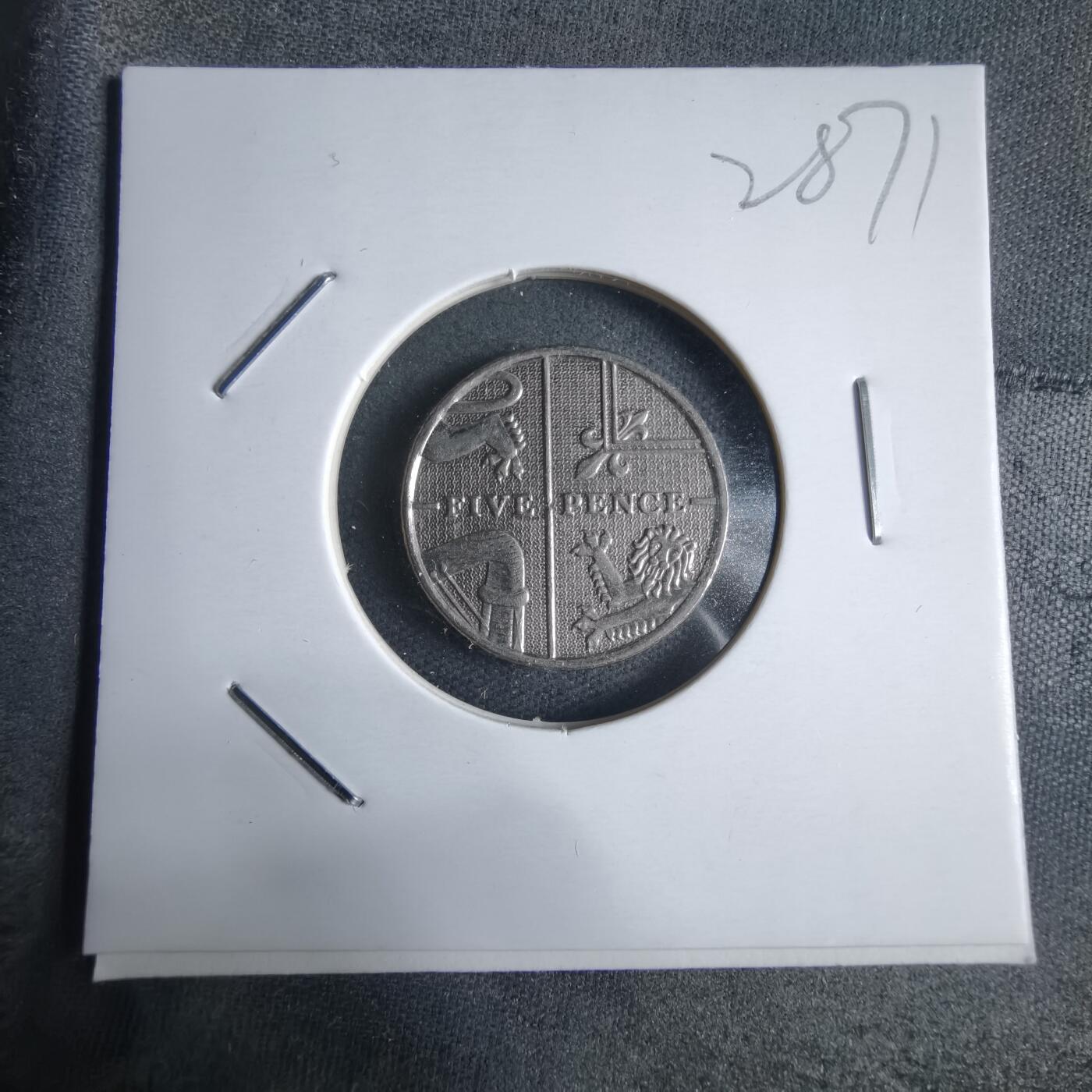 沼泽如烟--第928场 英国2008年5便士