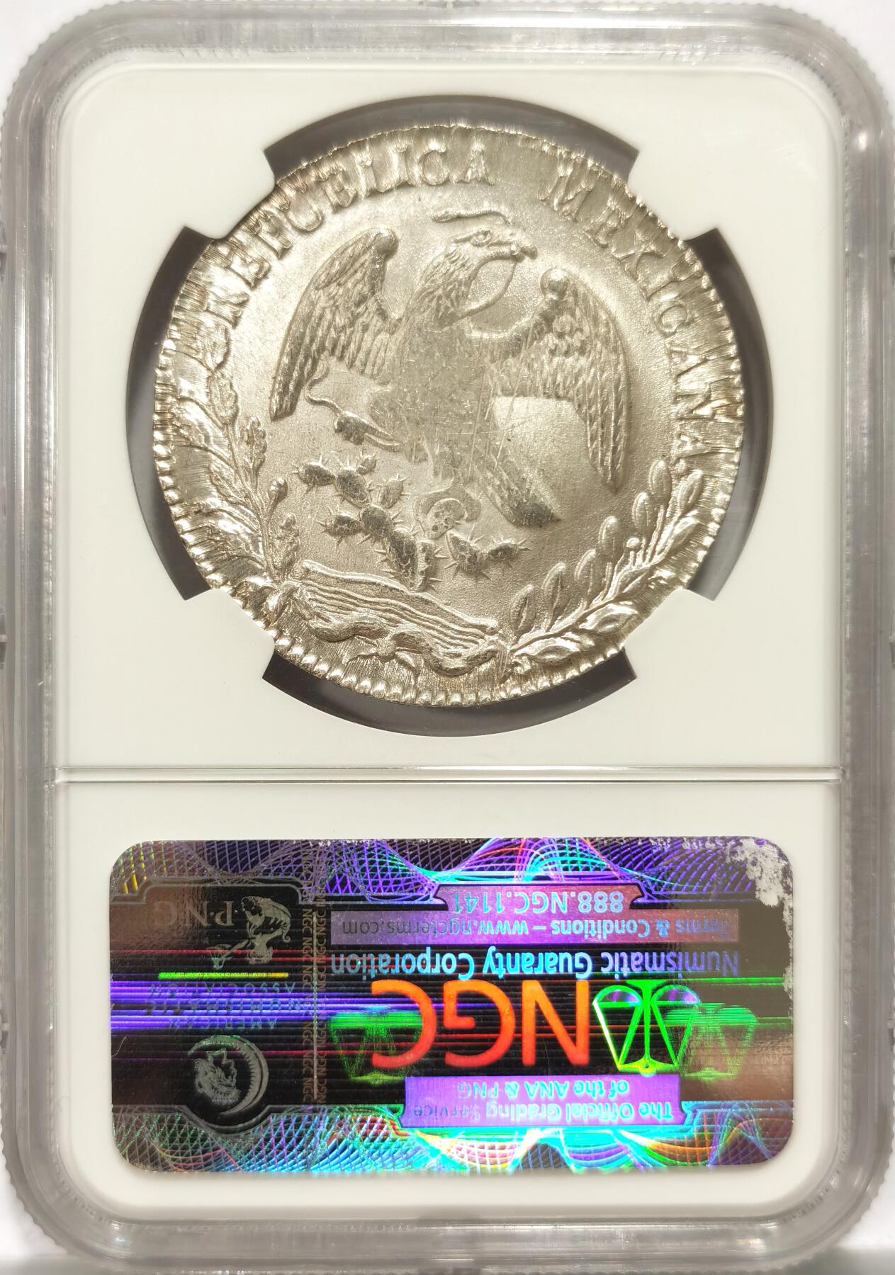 博洋堂世界钱币拍卖第151期（全场包邮） NGC MS64 墨西哥花边鹰洋1863O FR 热门厂别 冠军分