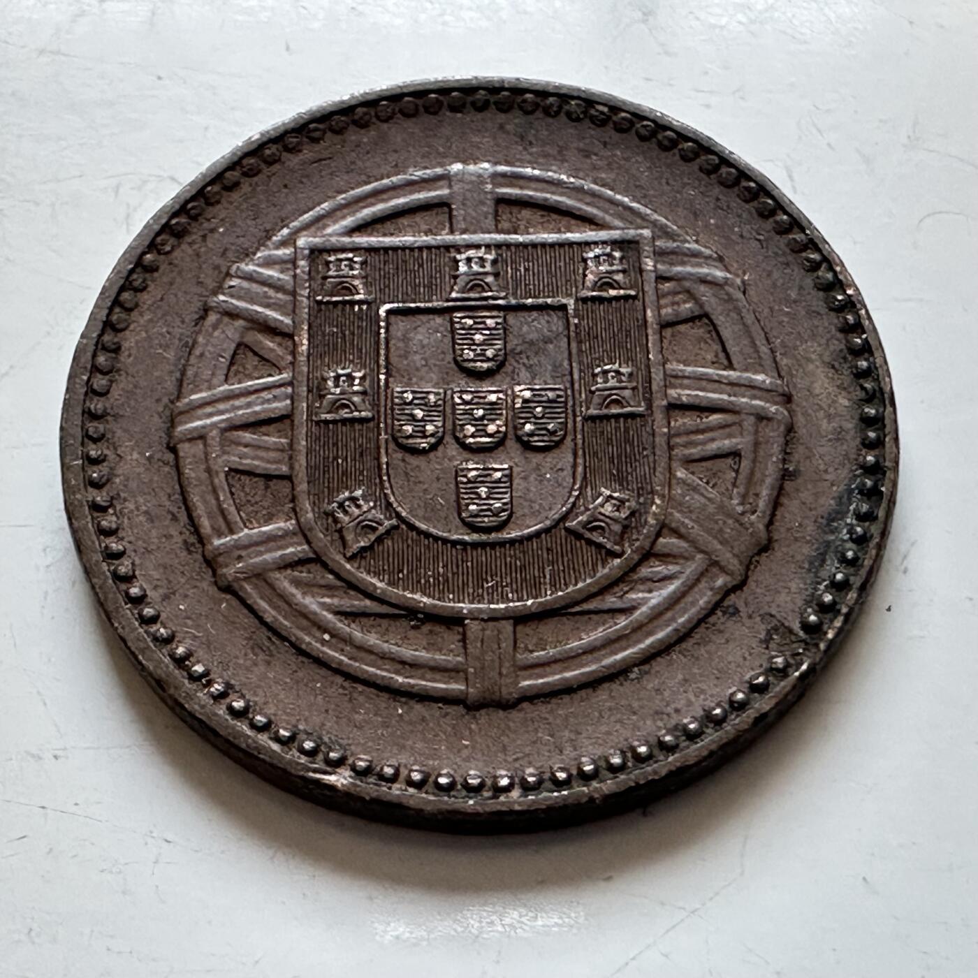 🌹外币初藏🌹🐯2025年第140场  每周二四六晚8️⃣点 接代拍 葡萄牙1920年2分