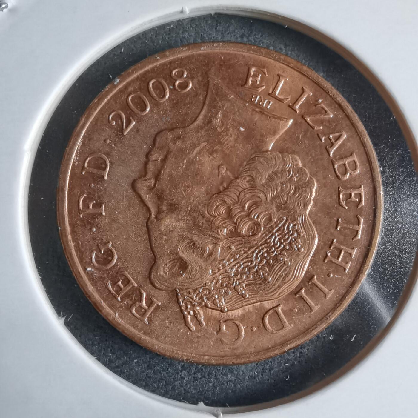 沼泽如烟--第928场 英国2008年1便士