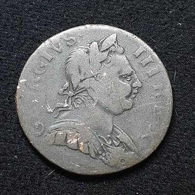 【全场包邮】纯粹捡漏拍484场（免费代拍第21场） - 英国（年份磨损）乔治三世半便士铜币