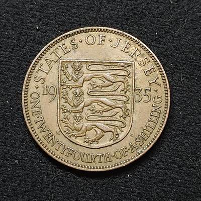 【全场包邮】纯粹捡漏拍484场（免费代拍第21场） - 泽西1935年乔治五世1/24先令铜币