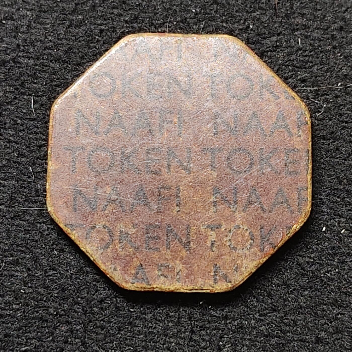 【全场包邮】纯粹捡漏拍484场（免费代拍第21场） 【代币】法国军需部1/2法郎非金属材质八角代币