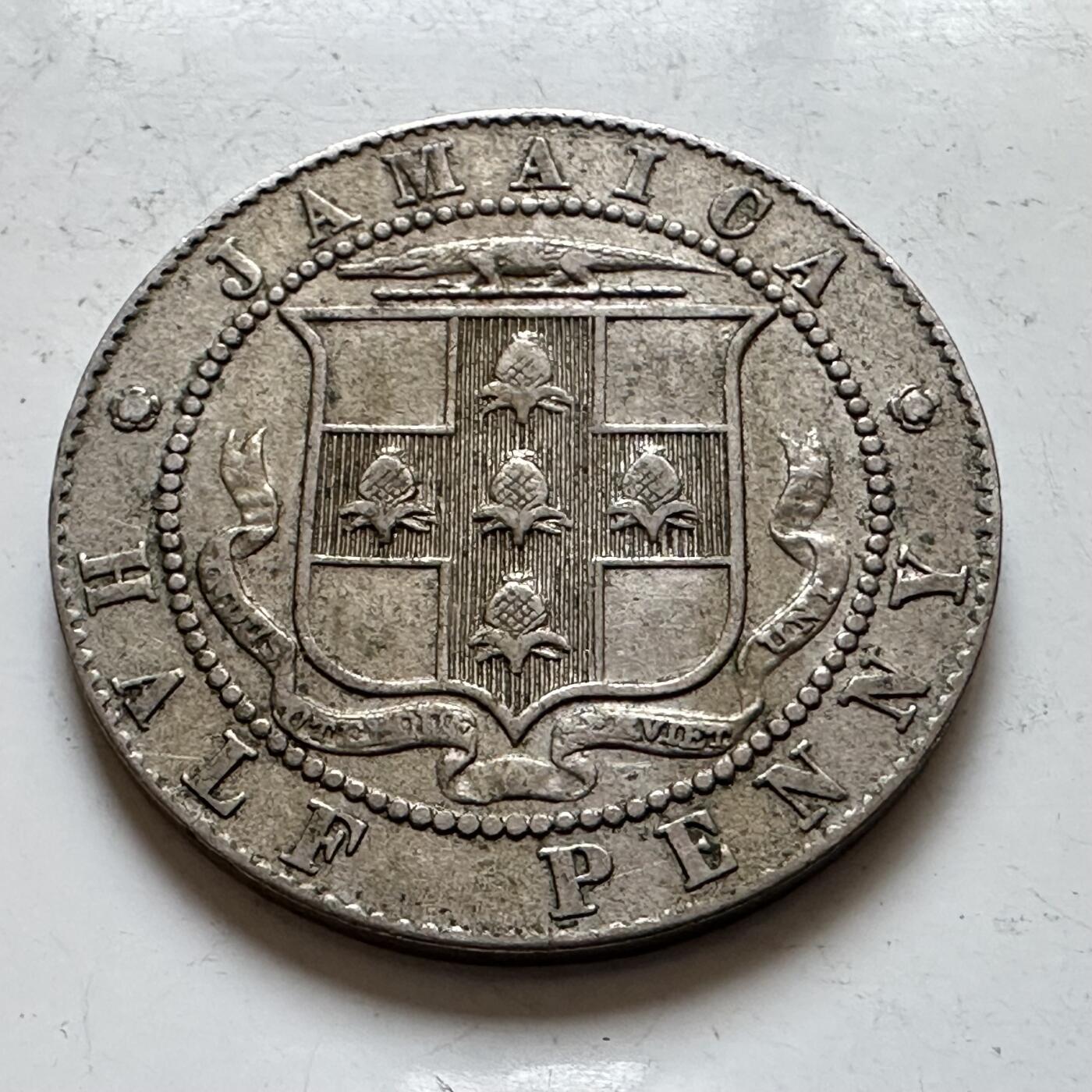 🌹外币初藏🌹🐯2025年第140场  每周二四六晚8️⃣点 接代拍 英属牙买加1918年半便士