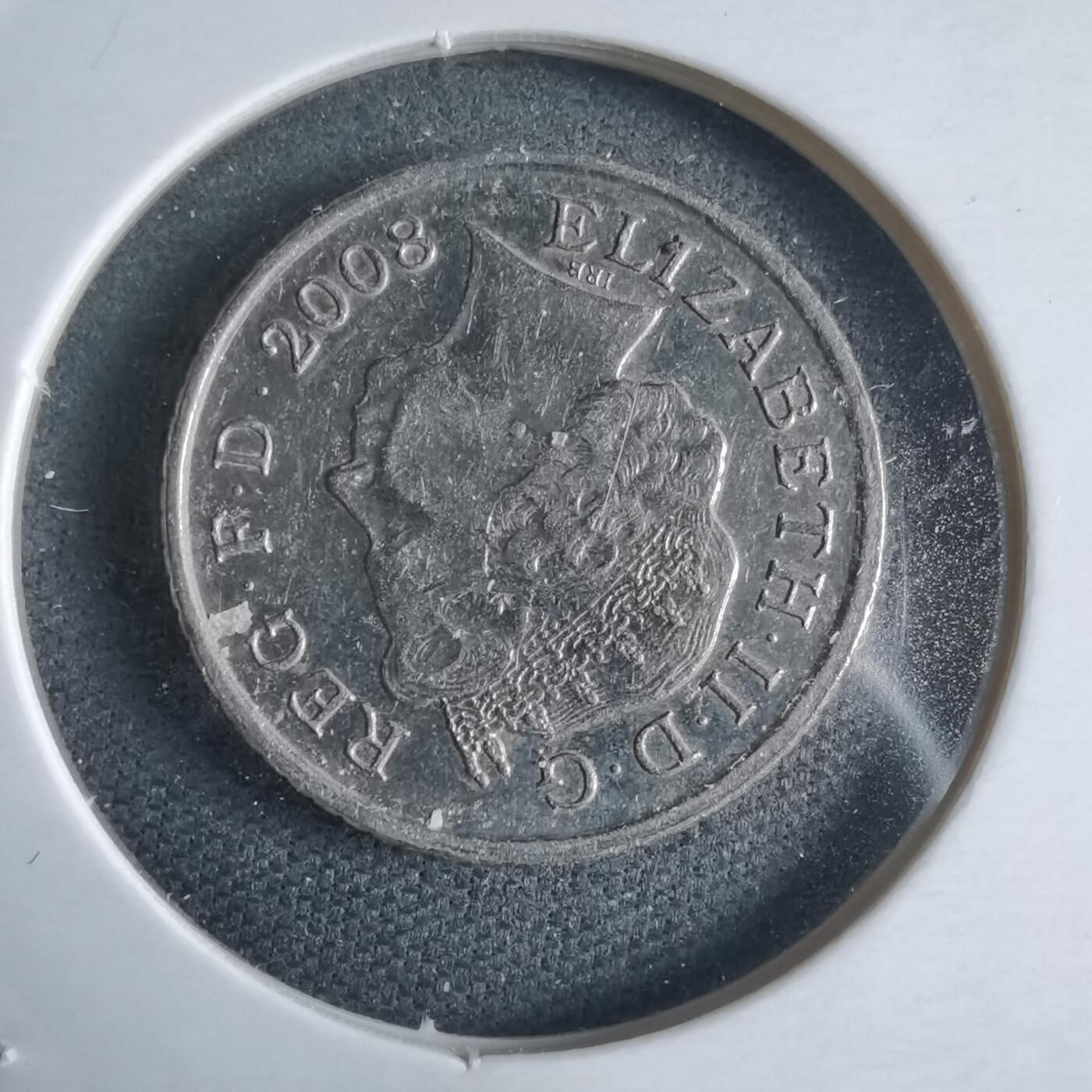 沼泽如烟--第928场 英国2008年5便士