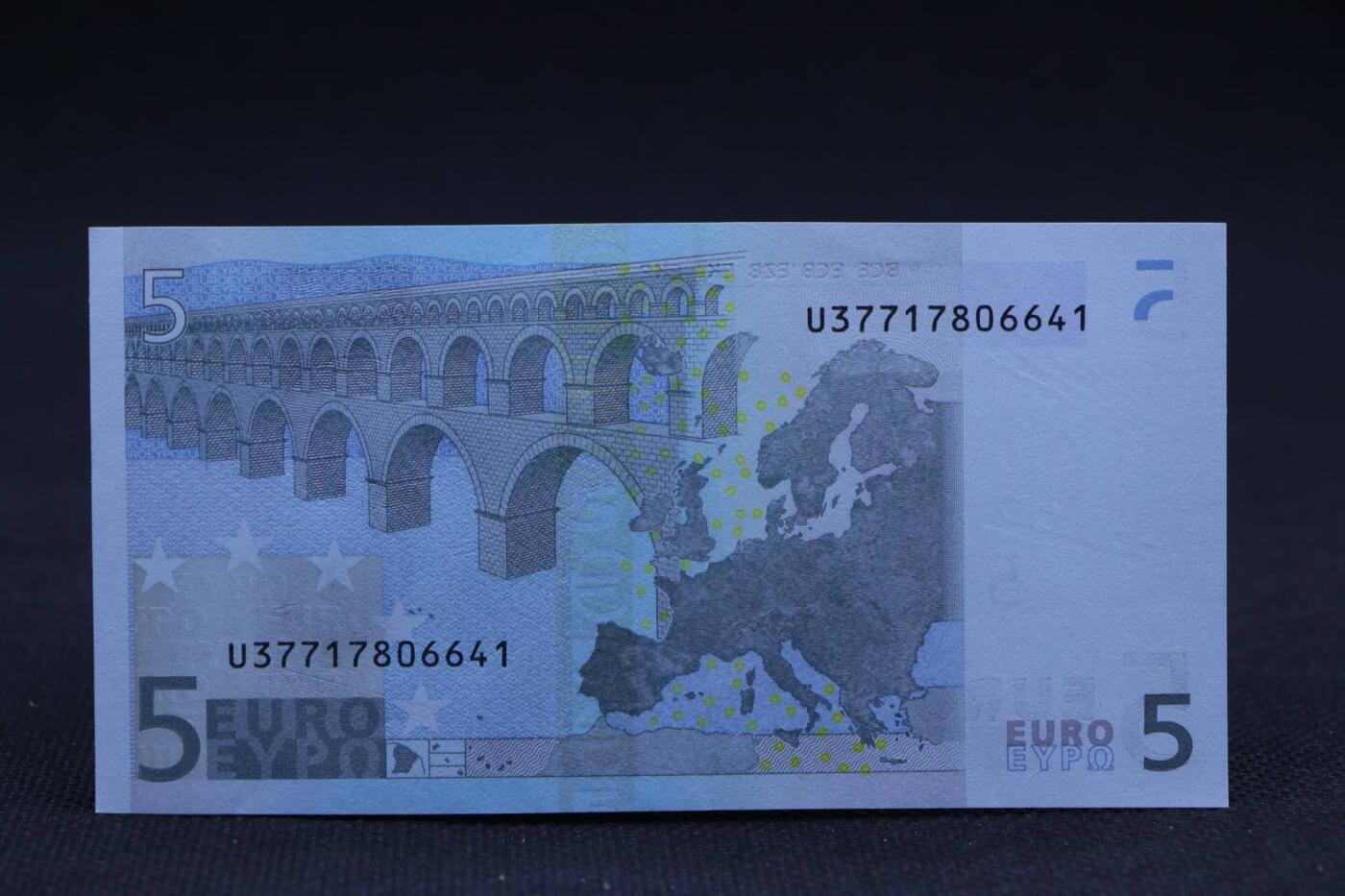 【淘币小摊】限时拍第八百二十八拍  纸币场  满百包邮可预留两周  周一统一发货   2002年5欧元纸币