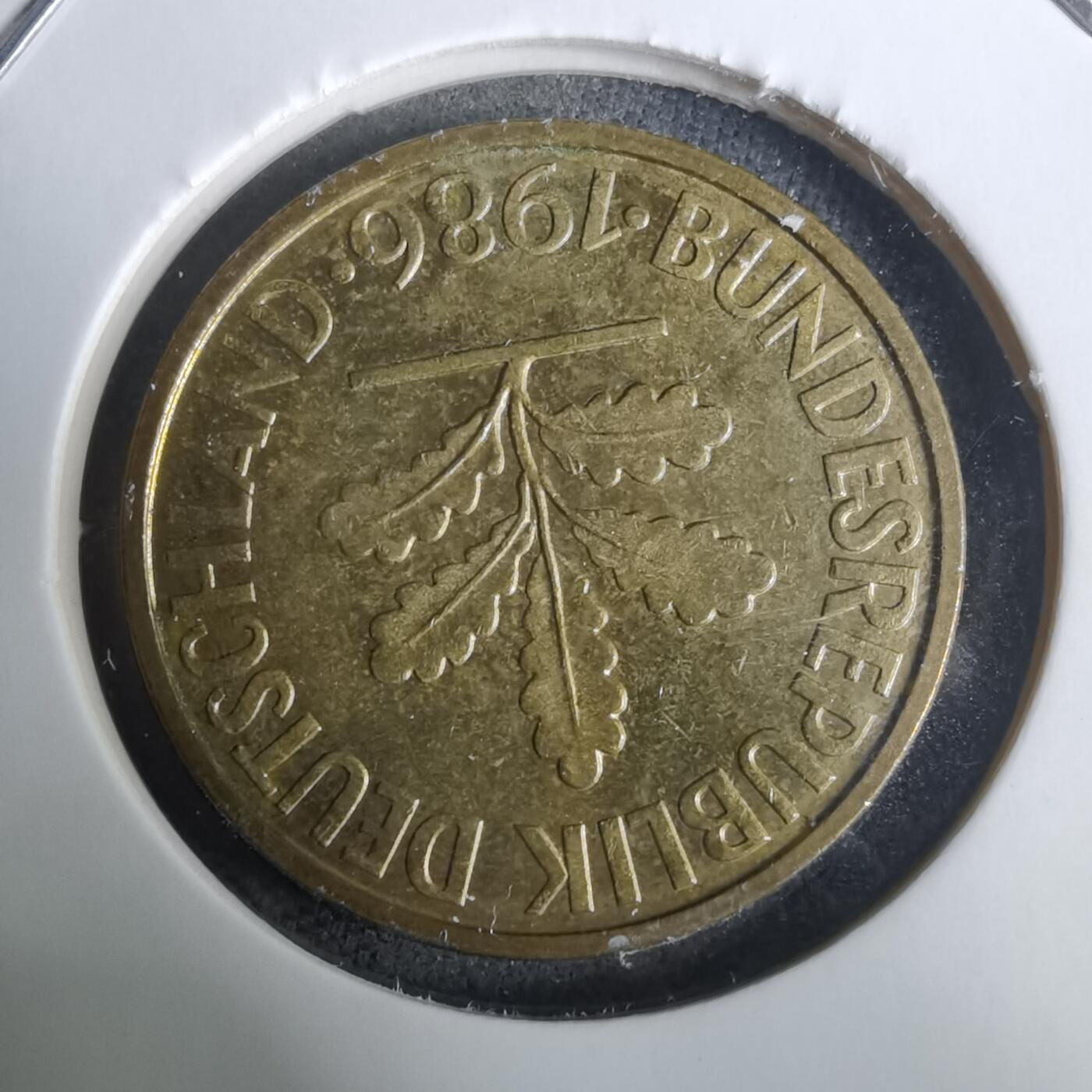 沼泽如烟--第928场 德国1986年10芬尼