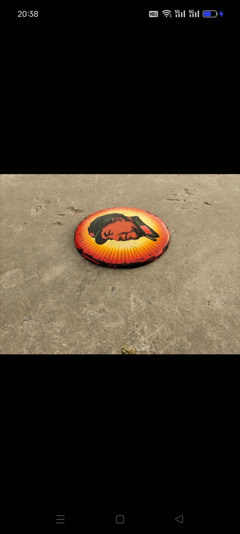 六七十年代搪瓷挂牌，题材极为少见难得，保老保真，懂的来