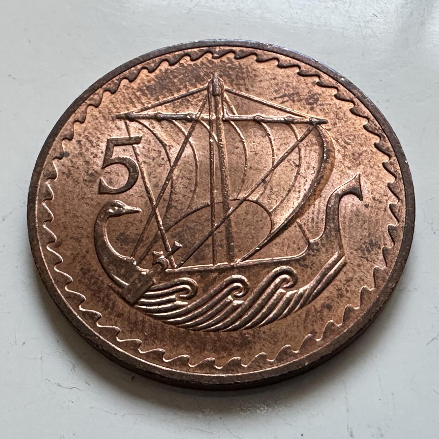 🌹外币初藏🌹🐯2025年第140场  每周二四六晚8️⃣点 接代拍 塞浦路斯1973年五米尔