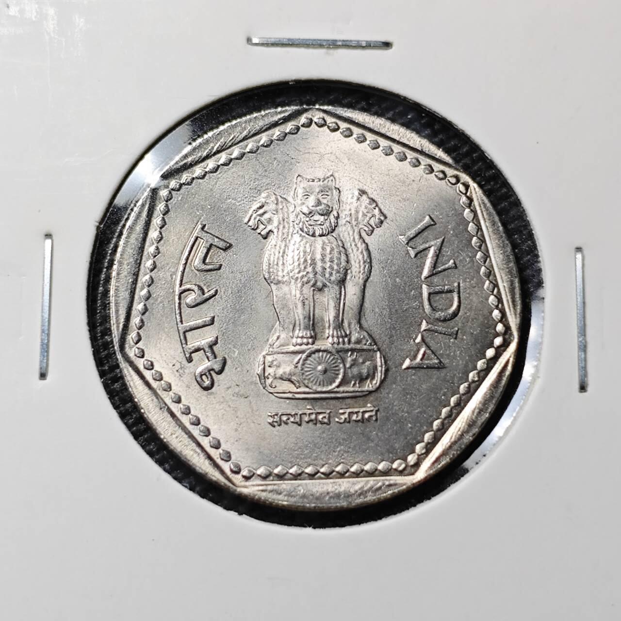 KK钱币收藏小铺 第378期  2月预留时间 周末发货  1990印度1卢比安全边 好品