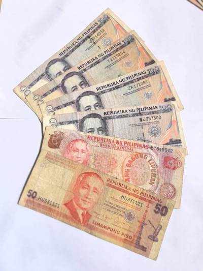 各国外币第102期 无佣金 - 菲律宾50.100比索6张