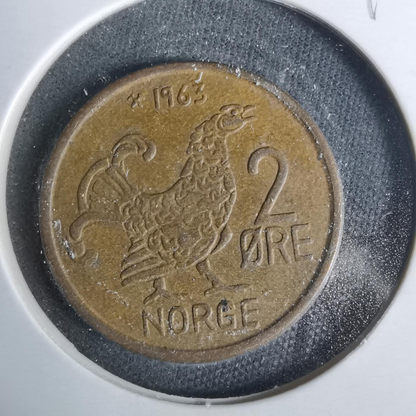 沼泽如烟--第929场 挪威1963年2欧尔