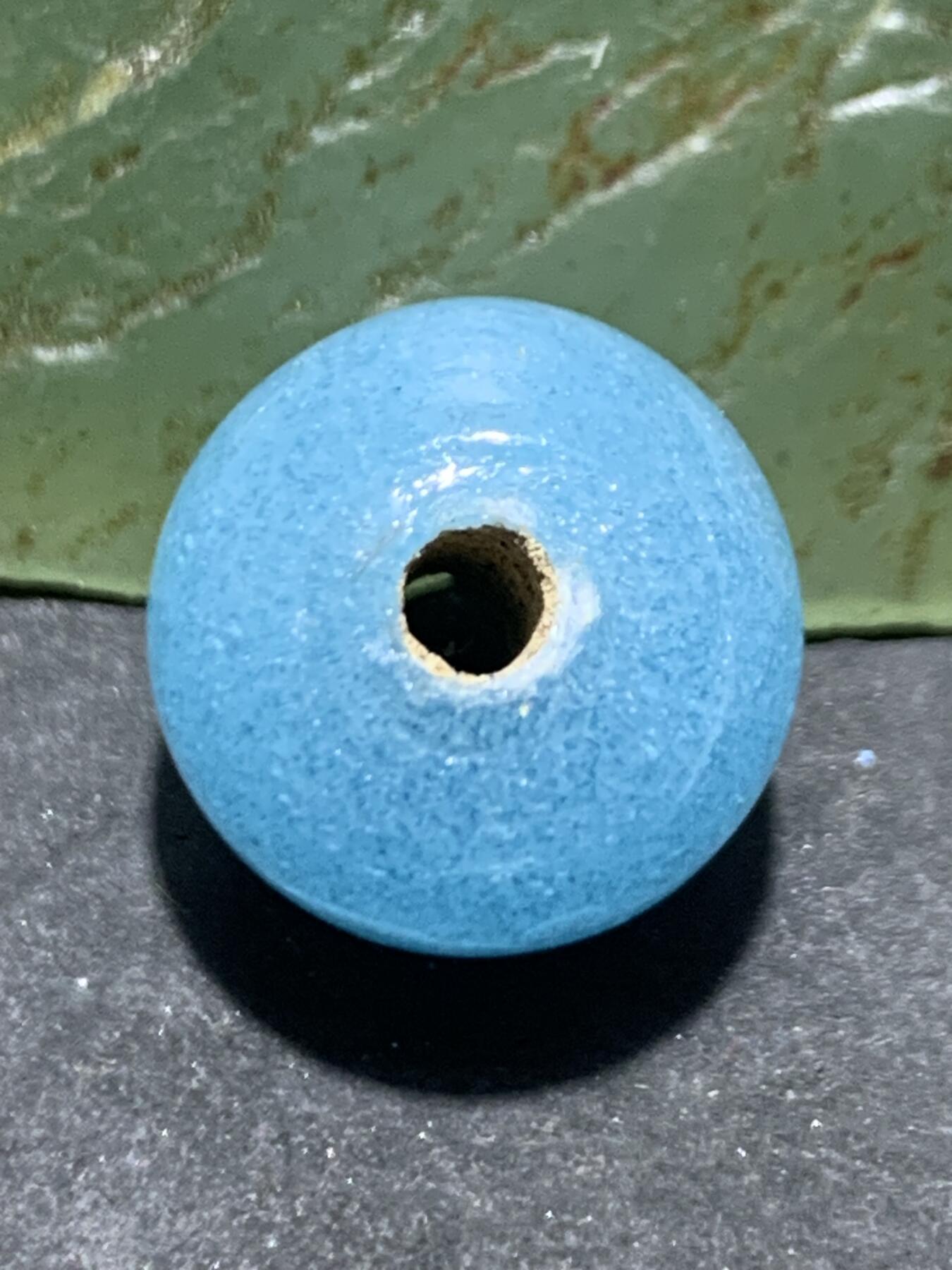 罕见建国前后库存夜光琉璃苹果珠一颗，