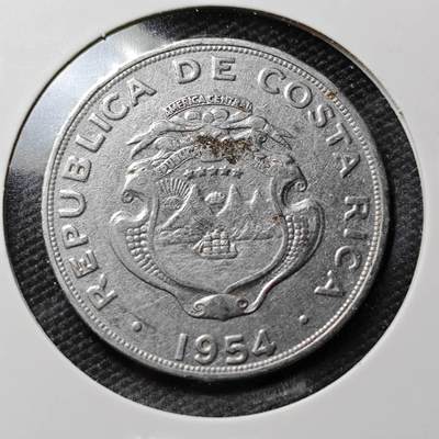 KK钱币收藏小铺 第378期  2月预留时间 周末发货 -  1954哥斯达黎加1科朗