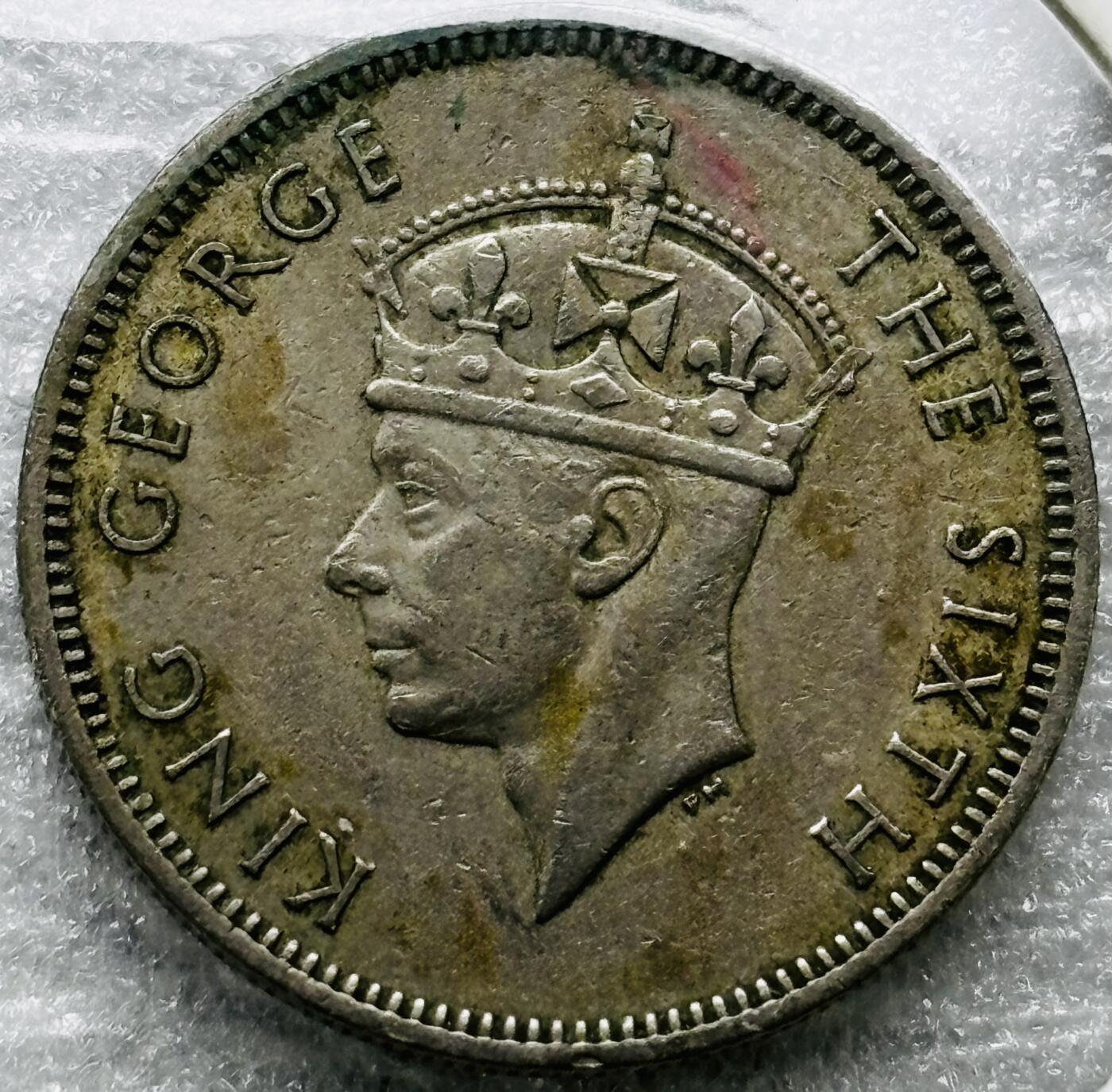 文馨钱币收藏第 284 场，【 长期接收代拍品】老藏家拍品南朝鲜李承晚时期货币，泰国大型纪念币，土耳其各时期及各国套币场 1948 年英属马来亚 20 分乔治六世，首发版，只发行三年