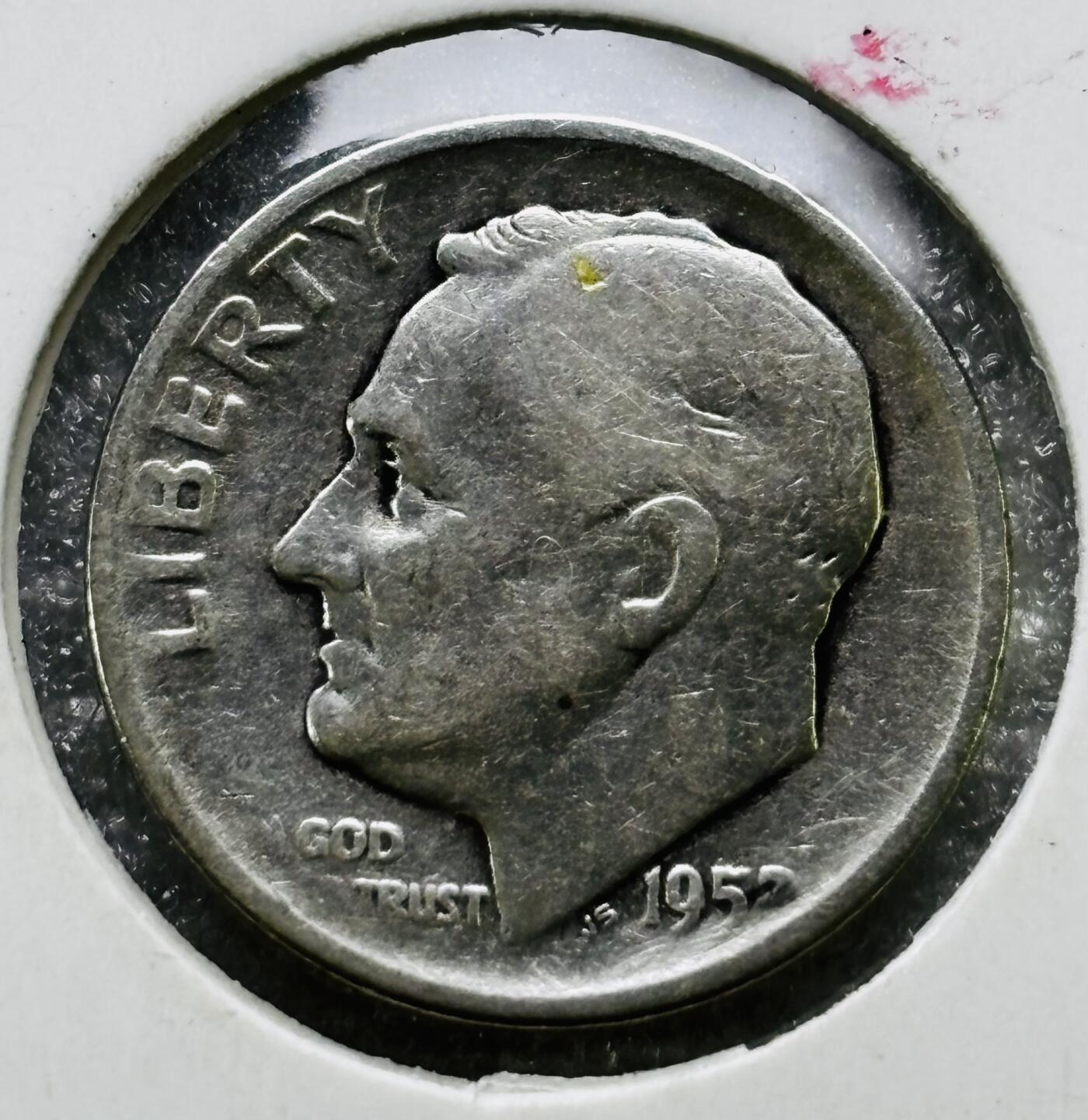 文馨钱币收藏第 284 场，【 长期接收代拍品】老藏家拍品南朝鲜李承晚时期货币，泰国大型纪念币，土耳其各时期及各国套币场 1952 年美国罗斯福 10 美分银币 S 厂，第 15 版 900 高银