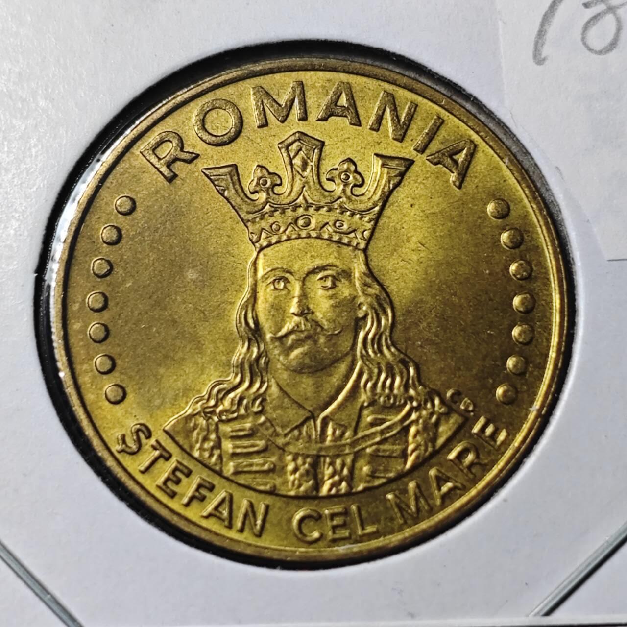 KK钱币收藏小铺 第378期  2月预留时间 周末发货  1993罗马尼亚20列伊 好品