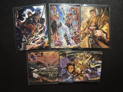 龙虎卡牌六七场 （无佣金，周六结拍，欢迎送拍） - 卡游 pr 5张