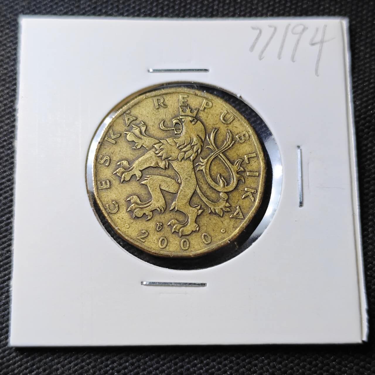 KK钱币收藏小铺 第377期  2月预留时间 周末发货  捷克20克朗纪念币