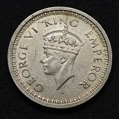 【全场包邮】纯粹捡漏拍484场（免费代拍第21场） - 英属印度1944年乔治六世1卢比银币