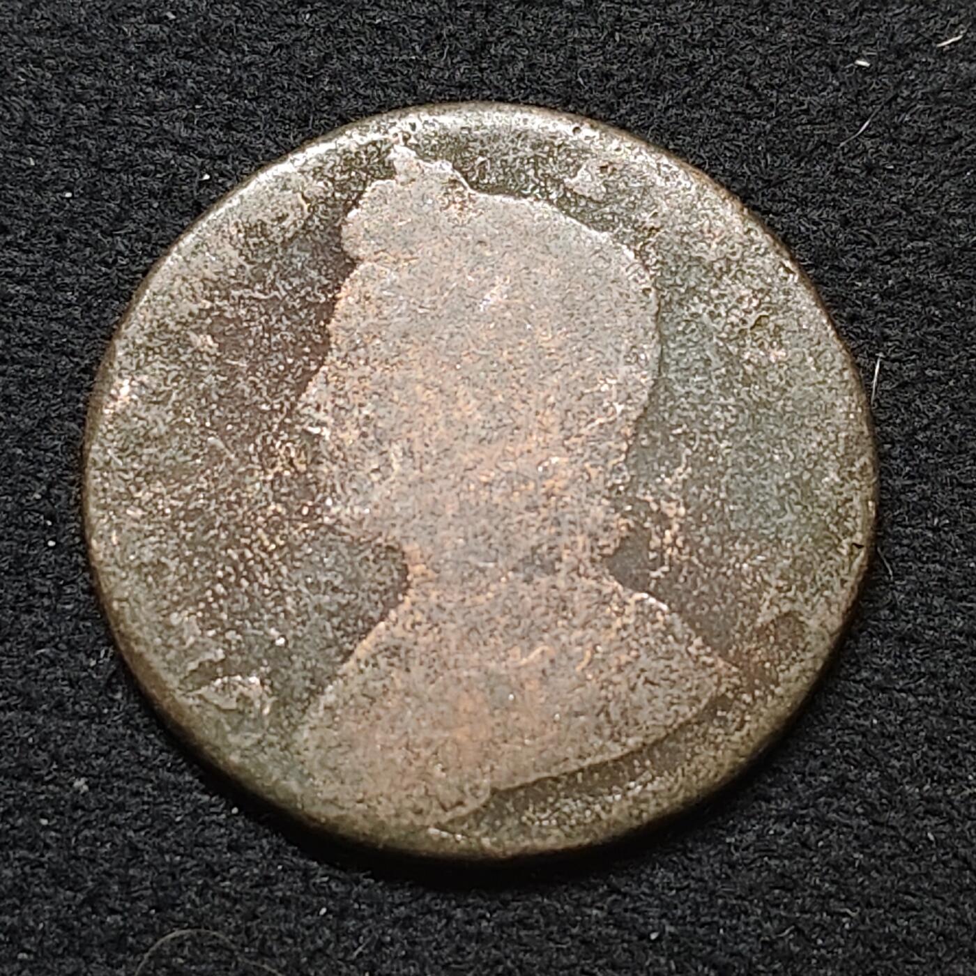 【全场包邮】纯粹捡漏拍484场（免费代拍第21场） 英国（年份磨损）乔治二世半便士铜币