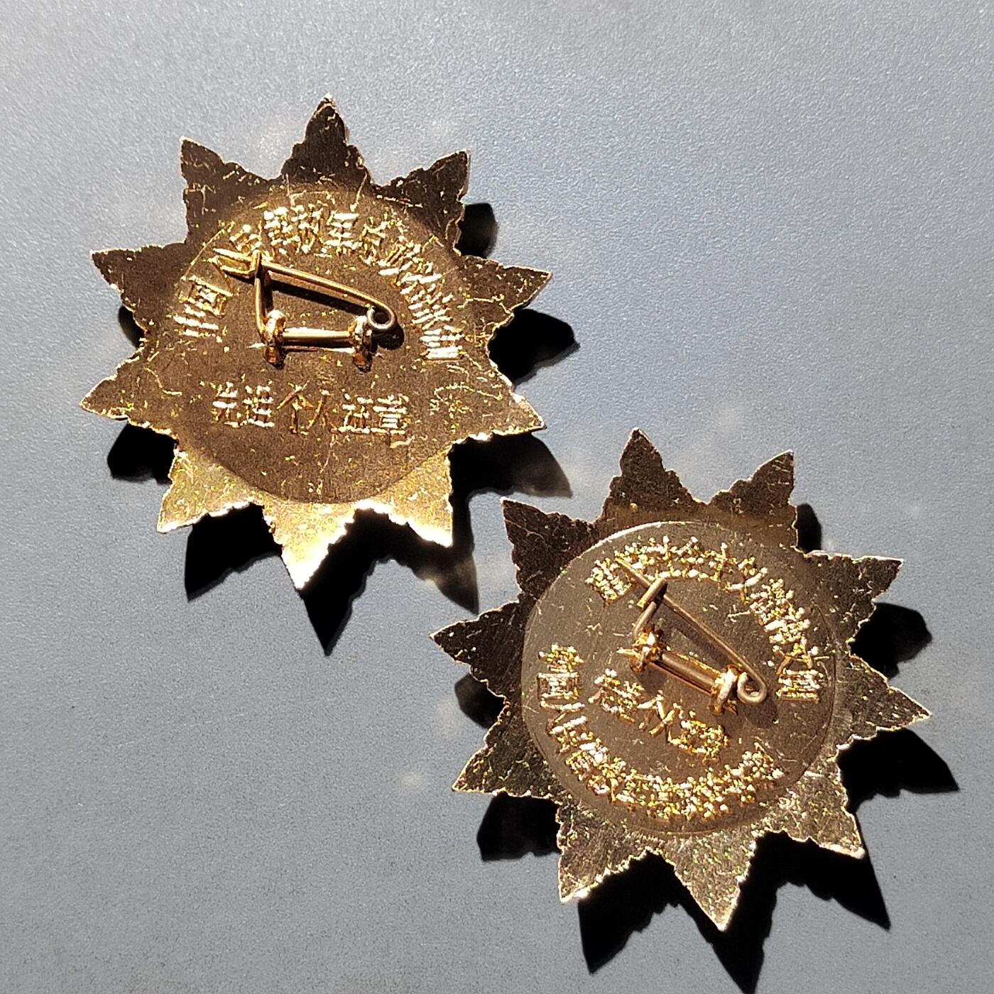 PCAI钱币  12-651  古币铜元章小专场 先进个人一对