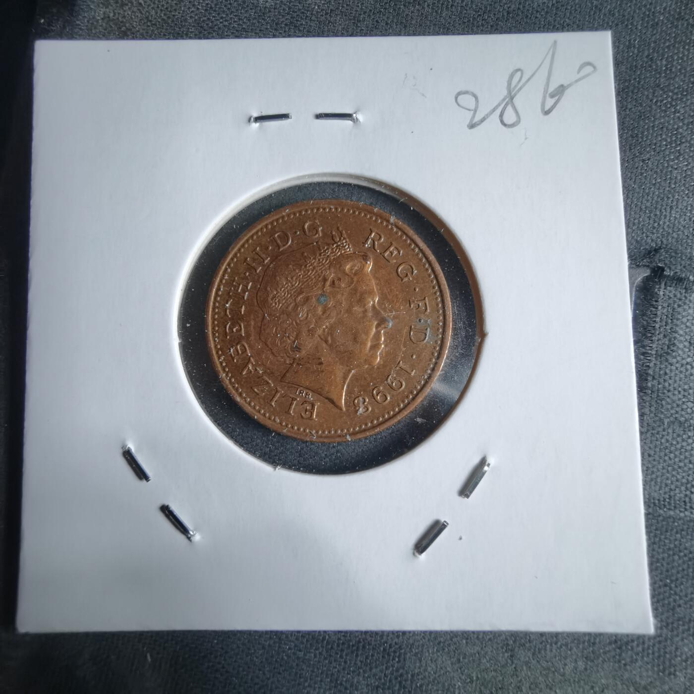 沼泽如烟--第928场 英国1998年1便士