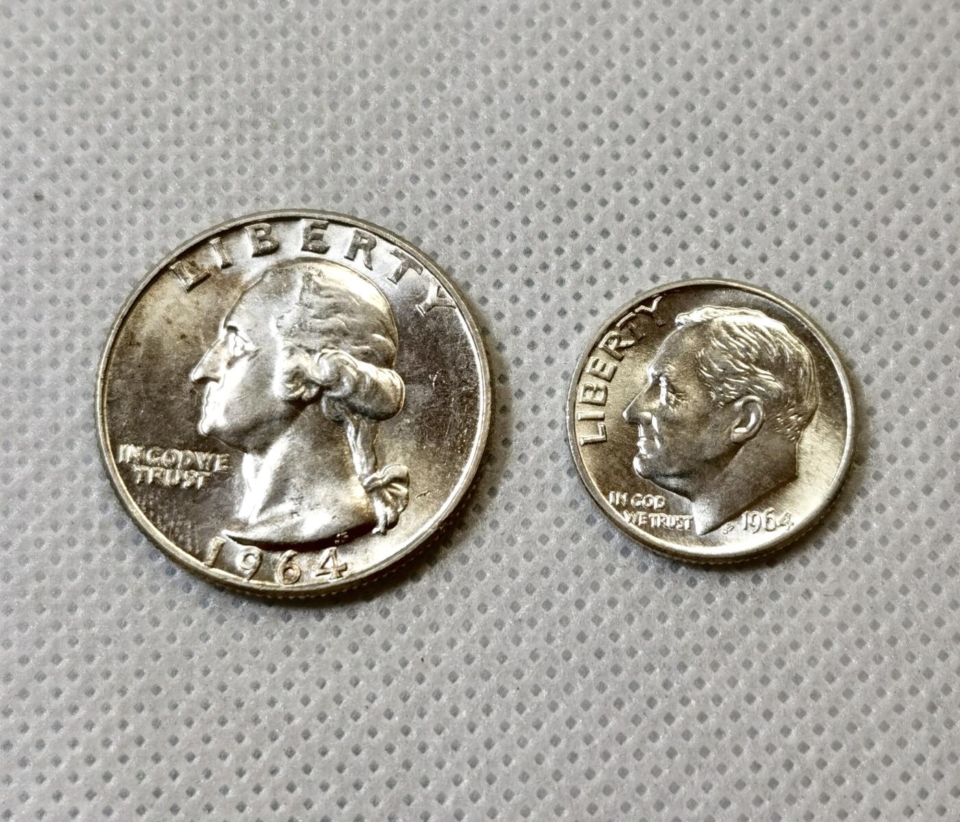 甄臻铺-世界币章拍卖（第43期）送拍享返佣金等优惠多多 罗斯福10美分，华盛顿25美分