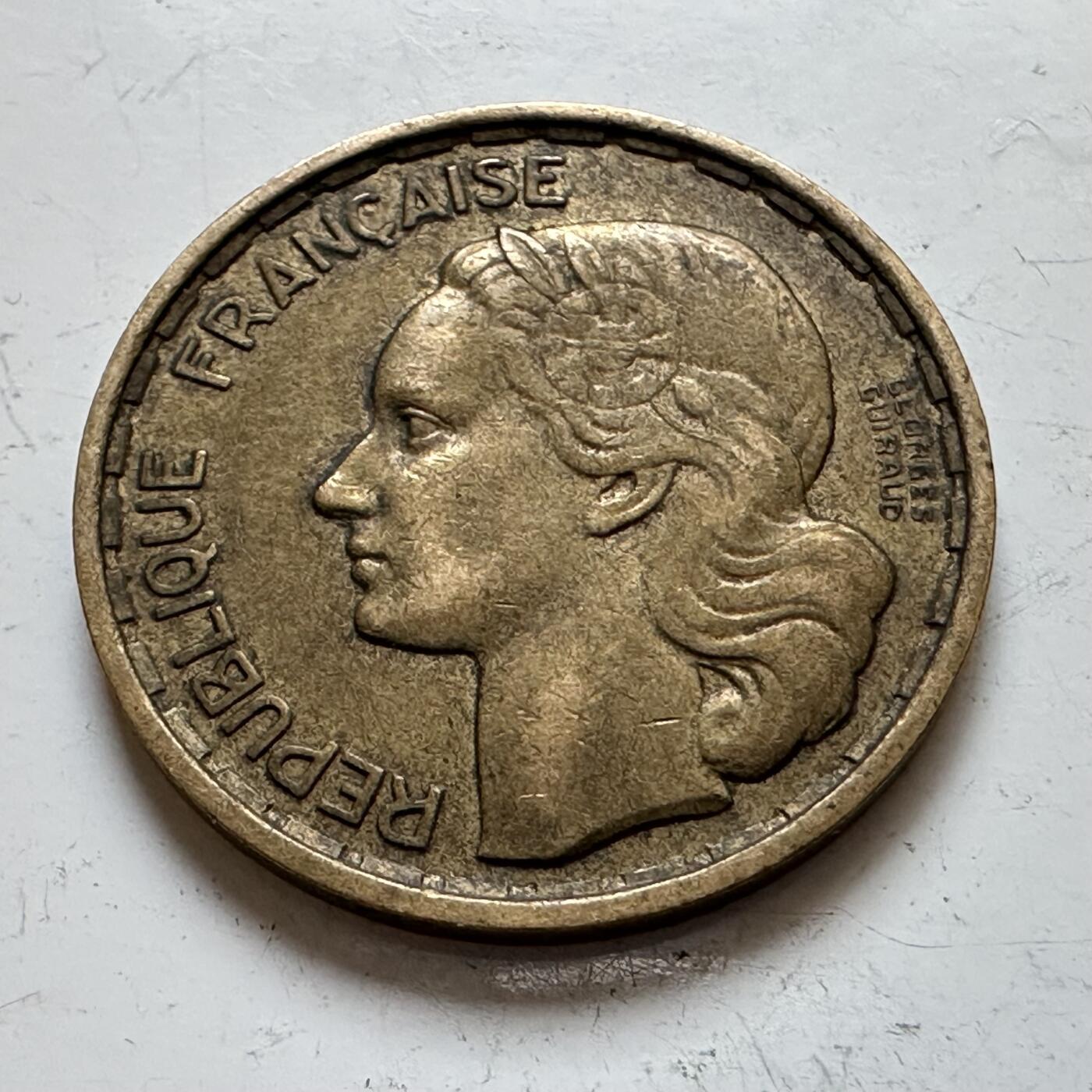 🌹外币初藏🌹🐯2025年第140场  每周二四六晚8️⃣点 接代拍 法国1950年20法郎