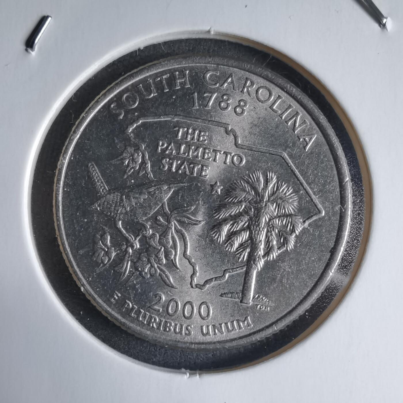 沼泽如烟--第928场 美国2000年25分纪念币