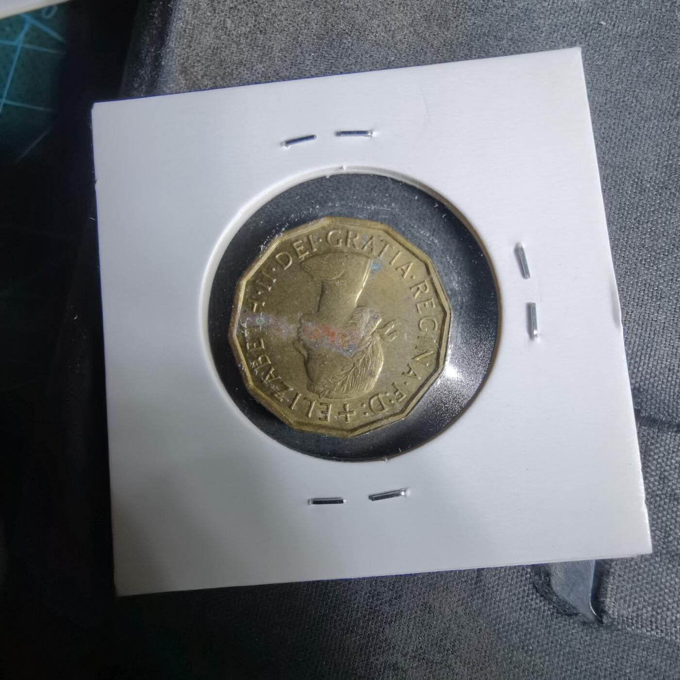 沼泽如烟--第929场 英国1967年3便士