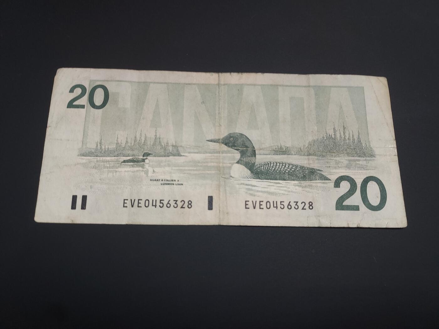 博彦收藏  12月15日 8点 钱币专场 全场包邮 加拿大女皇20元 流通品