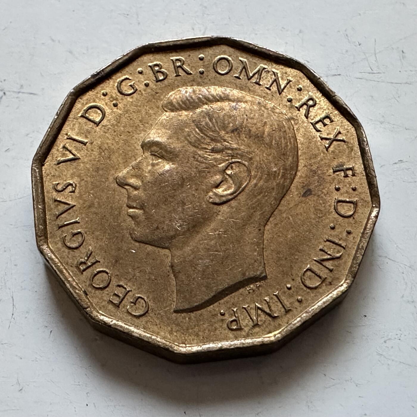 🌹外币初藏🌹🐯2025年第140场  每周二四六晚8️⃣点 接代拍 英国1937年三便士 登基年 带原光