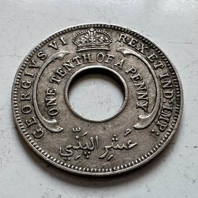 🌹外币初藏🌹🐯2025年第140场  每周二四六晚8️⃣点 接代拍 - 英属西非1942年1/10便士