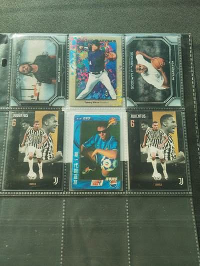 阳大大卡牌拍卖第86期（持续收拍品，周六晚上九点截拍，进群福利早知道） - 体育明星 厚卡 6张 带卡膜入卡页