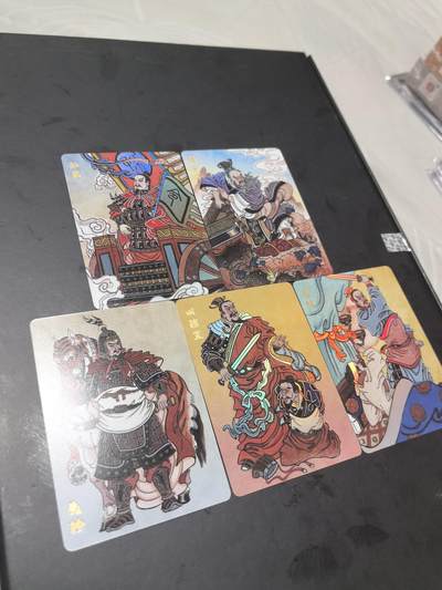 卡牌限时026期专场（20日晚22点截拍） - 超吉梦-天命封神-春秋名将5张彩闪-赵洛严绘