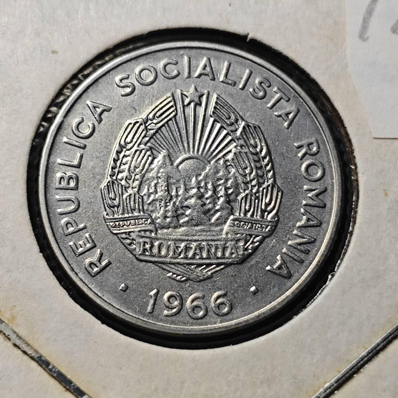 KK钱币收藏小铺 第378期  2月预留时间 周末发货  1966罗马尼亚25巴尼