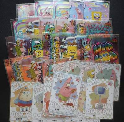 龙虎卡牌六七场 （无佣金，周六结拍，欢迎送拍） - 卡游海绵宝宝 30➕ 有高卡位