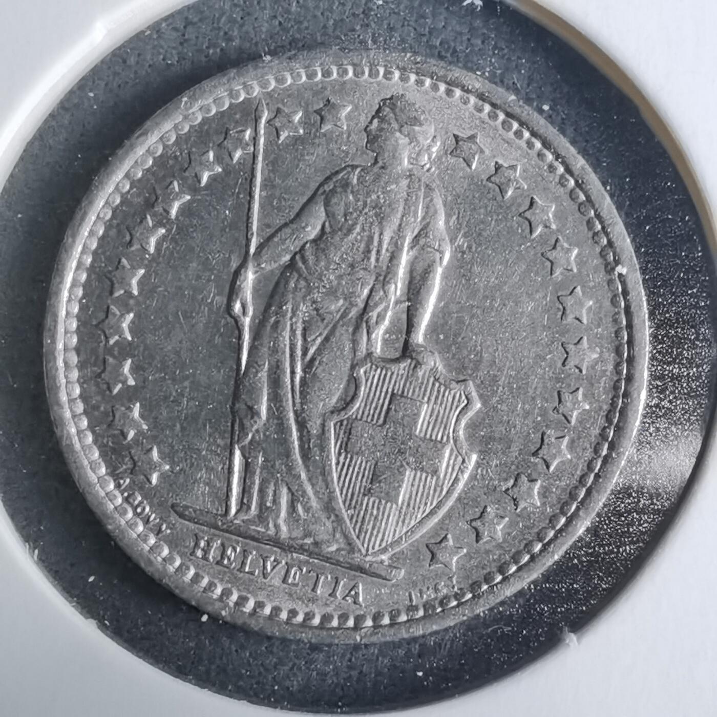 沼泽如烟--第928场 瑞士1976年半法郎