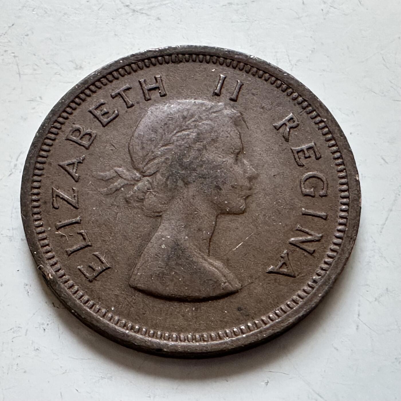 🌹外币初藏🌹🐯2025年第140场  每周二四六晚8️⃣点 接代拍 南非1955年1/4便士