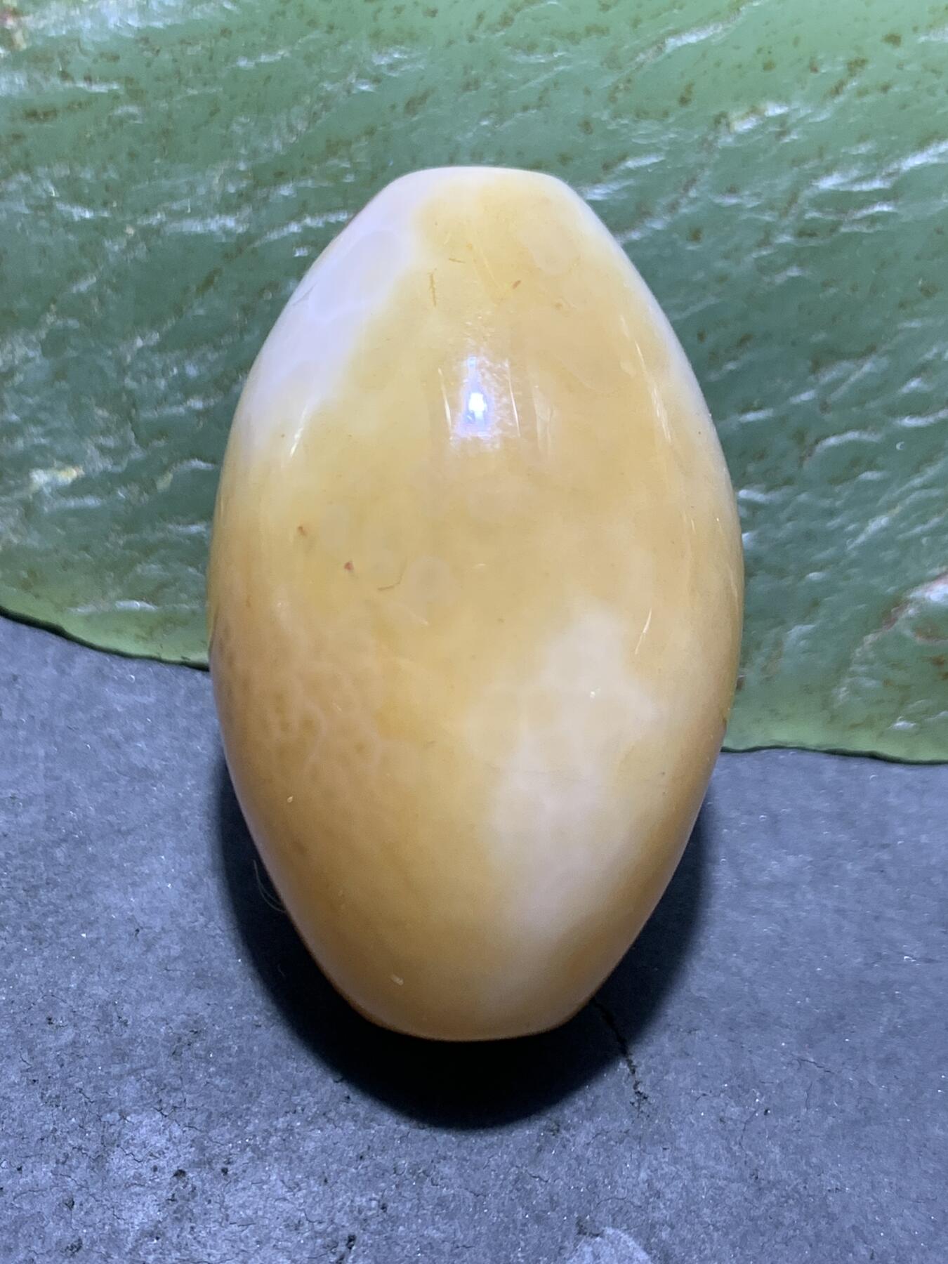 精美鱼籽纹战国红玛瑙大勒子一颗！